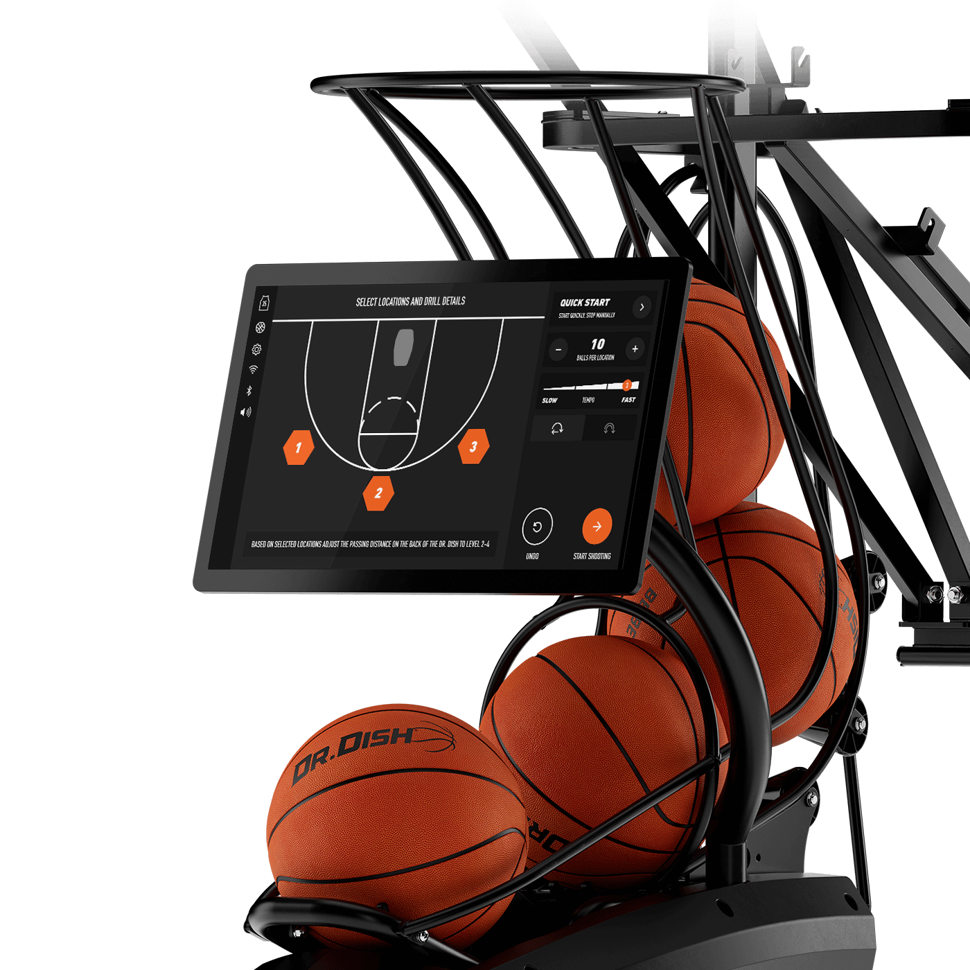 Basketball Shooting Machine For Schools Dr. Dish Basketball